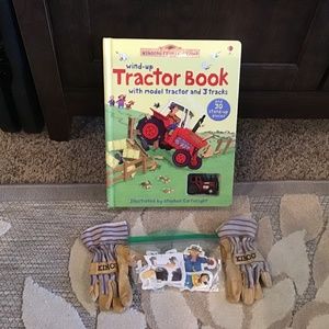Tractor Book with gloves